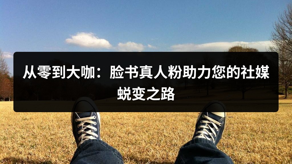 从零到大咖：脸书真人粉助力您的社媒蜕变之路