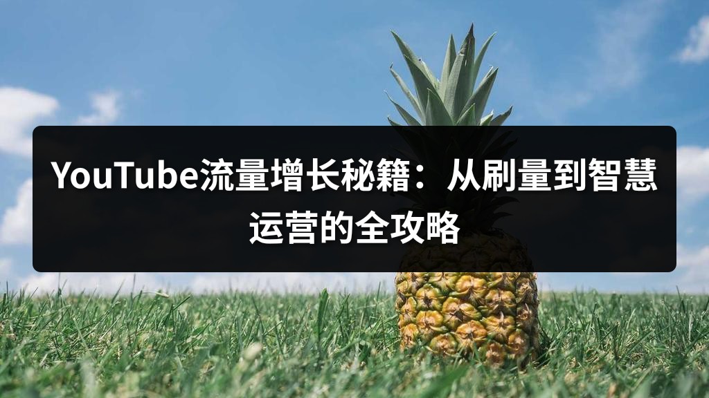 YouTube流量增长秘籍：从刷量到智慧运营的全攻略