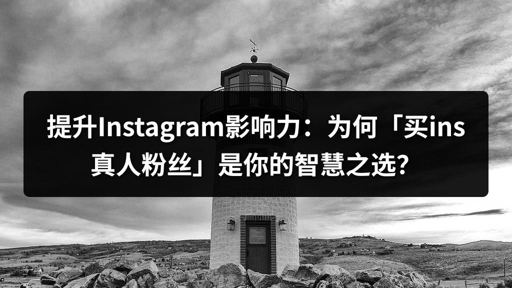 提升Instagram影响力：为何「买ins真人粉丝」是你的智慧之选？