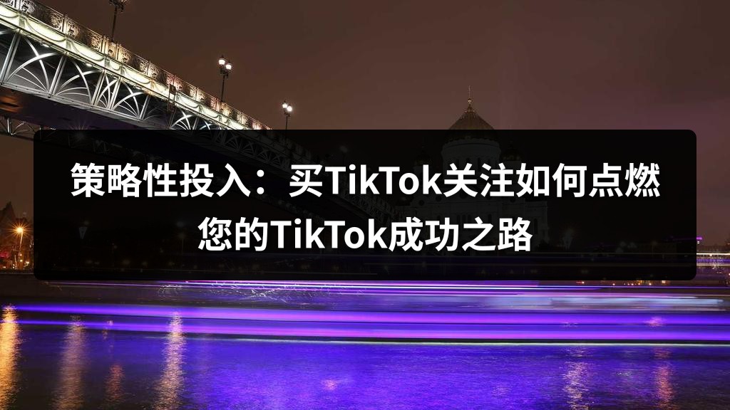 策略性投入：买TikTok关注如何点燃您的TikTok成功之路
