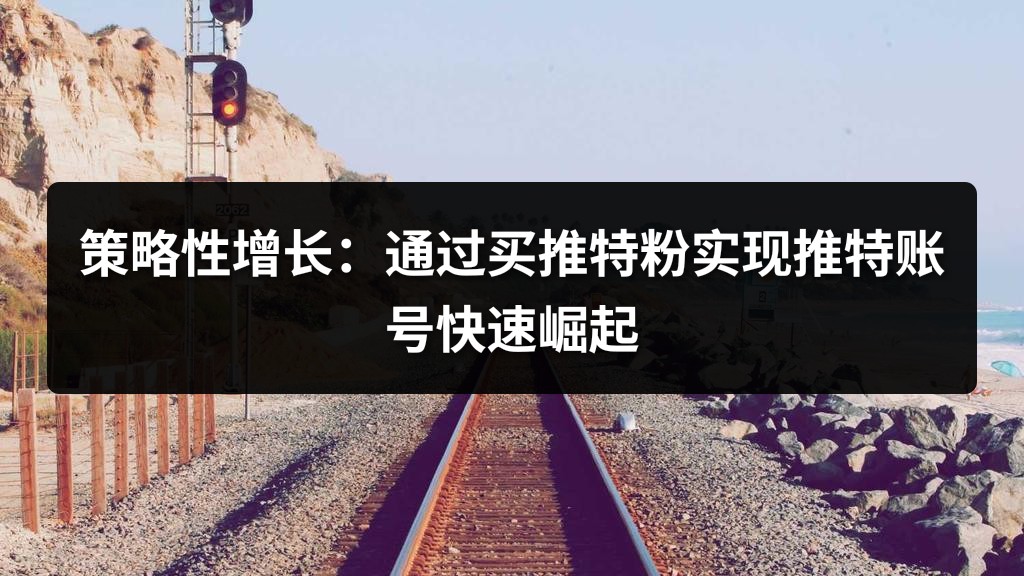 策略性增长：通过买推特粉实现推特账号快速崛起